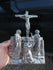 Vintage Belgian Metal calvary plaque religious