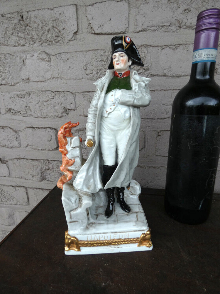 Large german Scheibe alsbach marked porcelain napoleon general Statue figurine