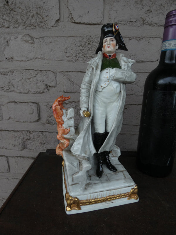 Large german Scheibe alsbach marked porcelain napoleon general Statue figurine