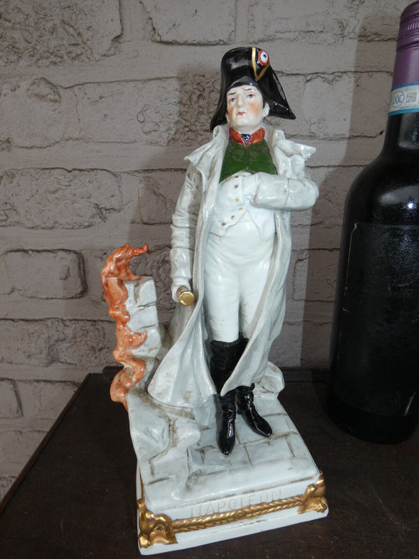 Large german Scheibe alsbach marked porcelain napoleon general Statue figurine