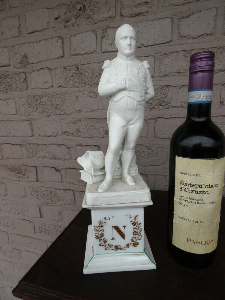 Antique italian Bisque porcelain napoleon Figurine statue