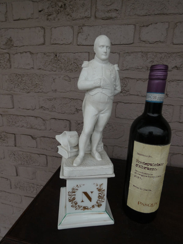 Antique italian Bisque porcelain napoleon Figurine statue