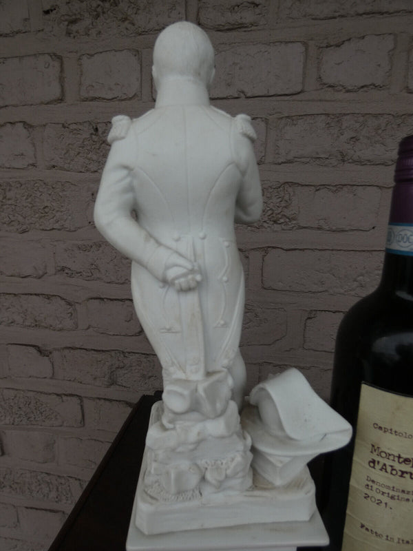 Antique italian Bisque porcelain napoleon Figurine statue