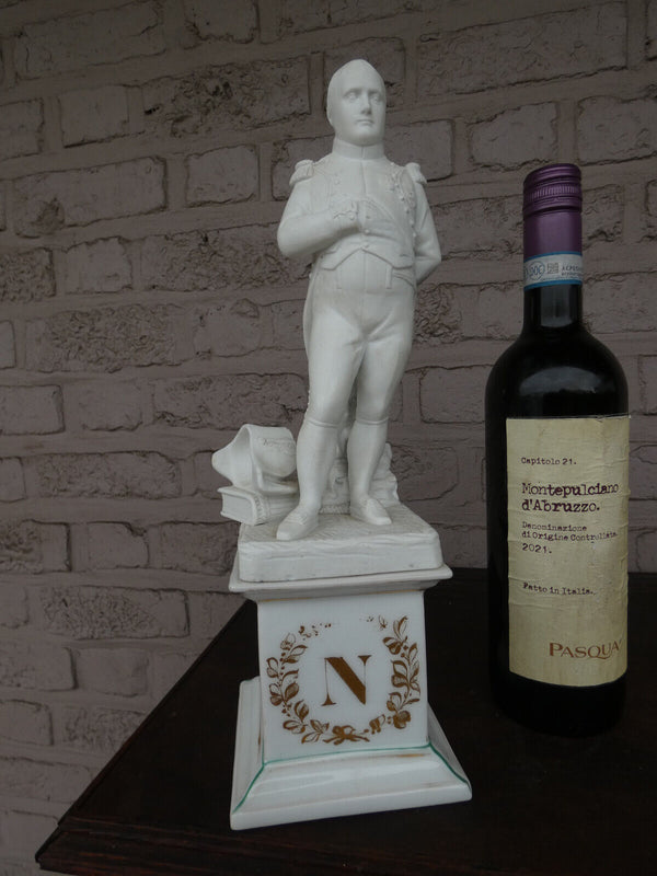 Antique italian Bisque porcelain napoleon Figurine statue