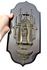 Antique large napoleon III spelter neo gothic madonna  niche holy water font