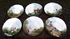 Set 6 antique french Haviland limoges marked hand paint plate signed
