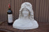 Antique 19thc Bisque porcelain bust sculpture of saint mary salome religious