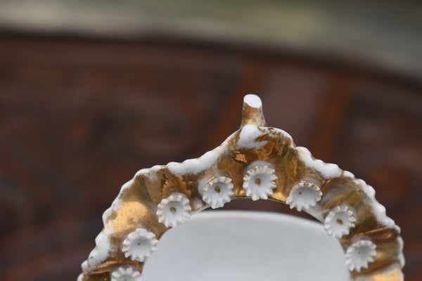 Antique french vieux paris porcelain inkwell