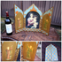 Vintage Italian Triptych Madonna Plaque