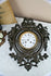 French vtg Wall Cast iron clock louis XVI decor 1960's