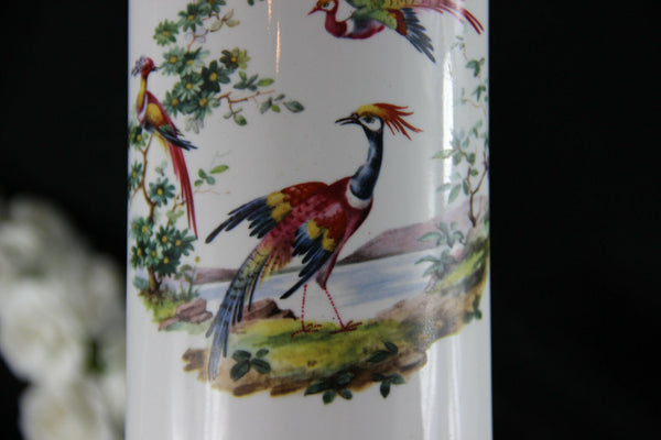 Vintage porcelain radiator hanging humidifier birds marked
