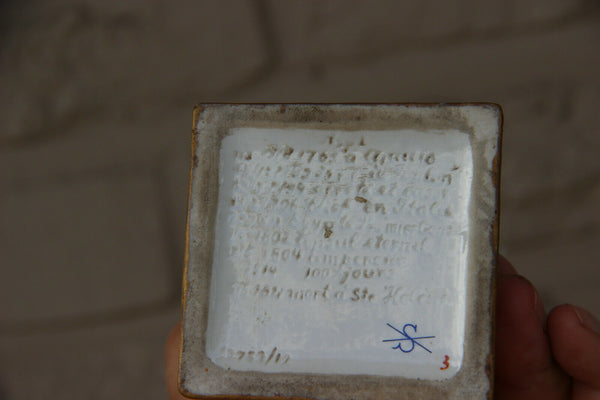 Scheibe alsbach marked german porcelain Napoleon officer figurine