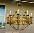 Majestical Antique French Church religious neo gothic chandelier lamps  candles