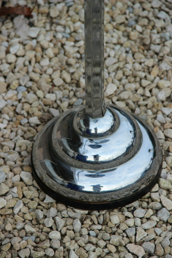 ART DECO Hotel ashtray smoking table stand bakelite chrome