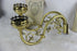 NEO gothic Metal gold gilt Church religious wall candle holder