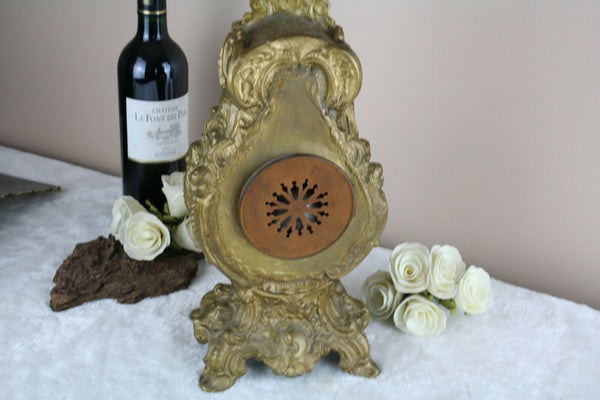 Gorgeous antique French brass putti angels clock 1900