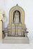 French 1950 Religious home altar church set madonna candle holders metal