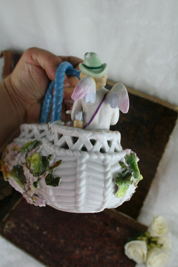 Gorgeous French marked porcelain planter