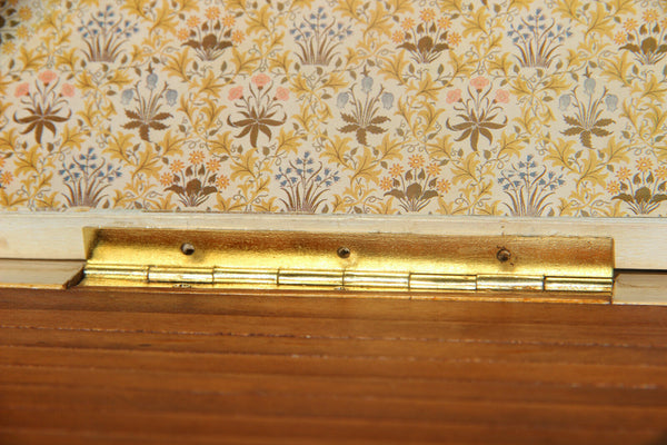 HUGE German Wood GOTTSCHALK Red roof dollhouse French mansion 1920