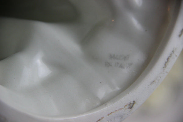 Huge Capodimonte italian porcelain MAdonna child marked 1960's