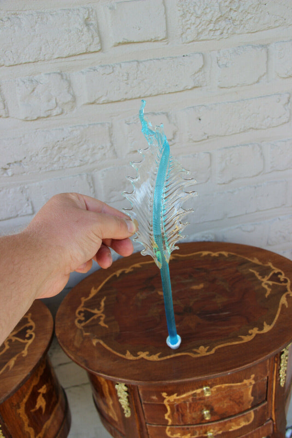 Murano italian hand blown replacement leaf element part chandelier