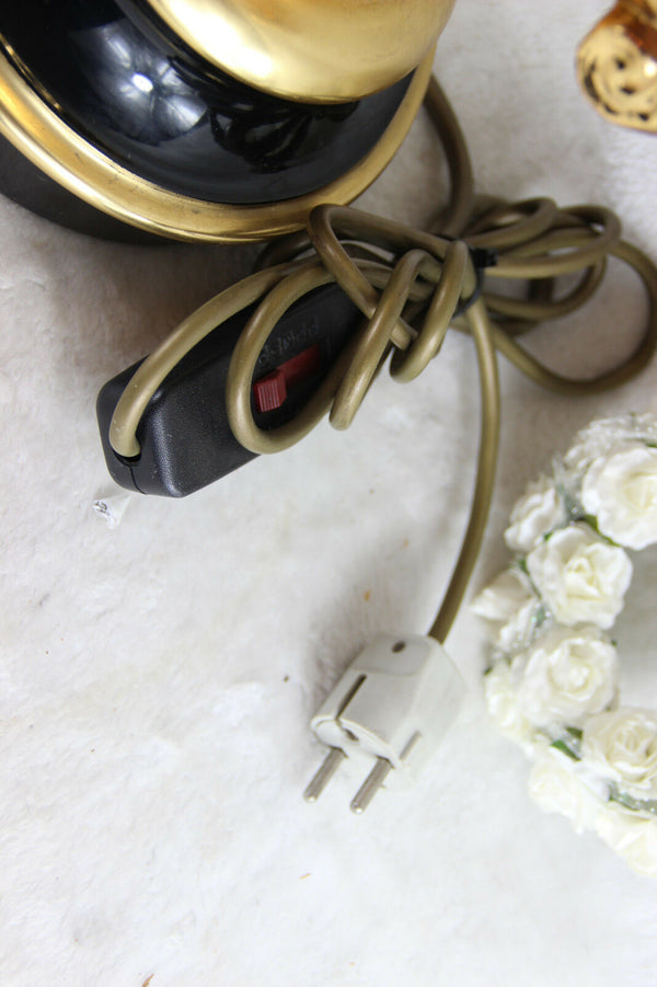 Hollywood Regency MID CENTURY Maison DEKNUDT Horse head table desk lamp 1970