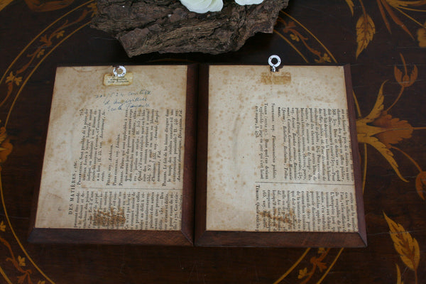 PAIR Miniature portraits Napoleon II Victorian high society woman painting