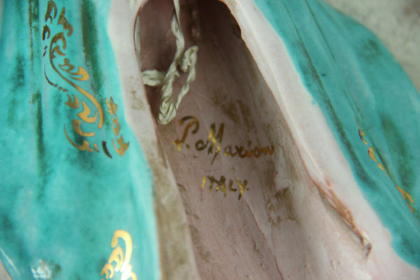 Rare PATTARINO school italian Terracotta Wall madonna religious statue 1960