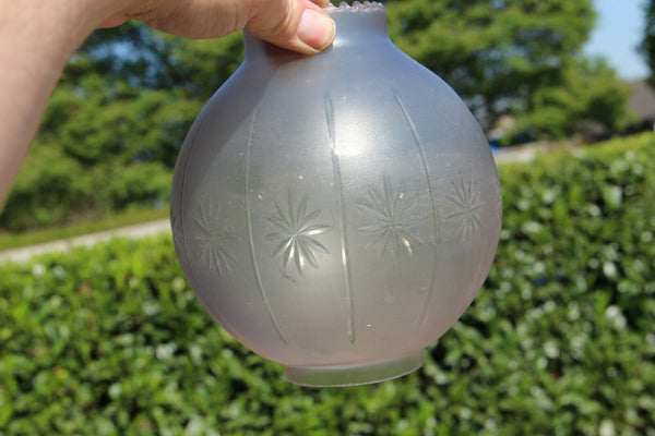 Antique French bayeux porcelain sultan portrait floral table lamp