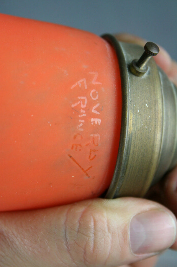 Antique pair of French Art Deco bronze sconces wall lights by NOVERDY 1920