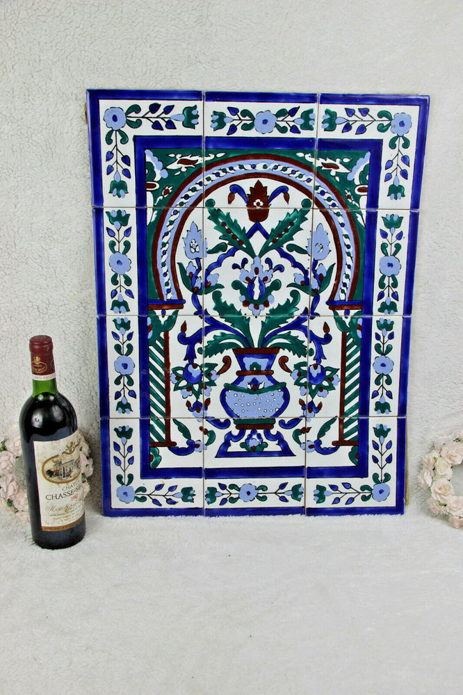 Vintage Tiles panel Art nouveau design floral n2