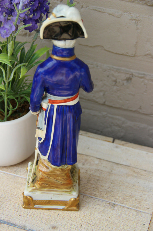 Scheibe alsbach german porcelain Napoleon officer figurine soldier Kellerman