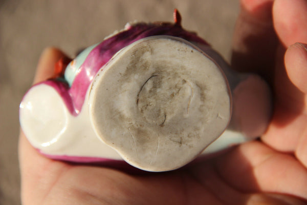 PAIR antique Sitzendorf  Porcelain figurine bust Bourbon kids Prince princess