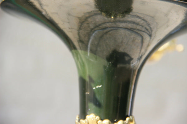 Stunning French Empire design antique Chandelier putti cherub floral decor