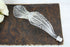 1x Venetian Murano glass clear leaf  chandelier replacement spare part element