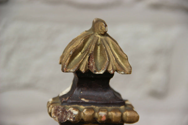 Rare Large Antique 1800s French wood carved religious crucifix Cross