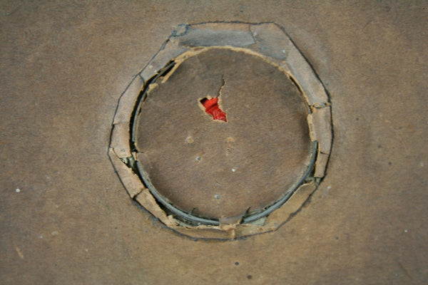 Antique 19th religious Crucifix framed with relic religious