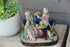 Antique german porcelain romantic victorian group statue figurines