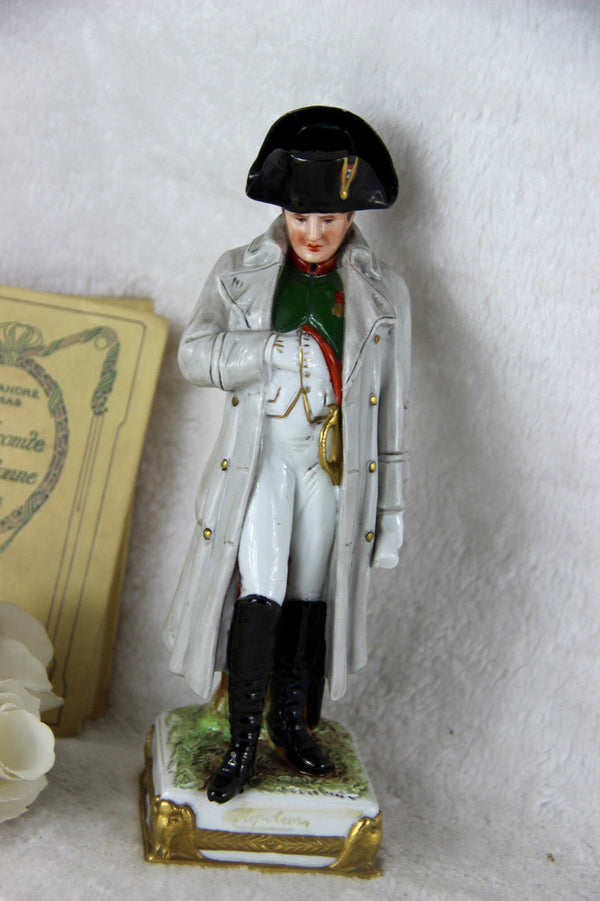 German Scheibe alsbach porcelain napoleon statue figurine