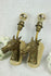 PAIR antique Bronze horse head sconces wall lights equestrian by Sylvain NORGA