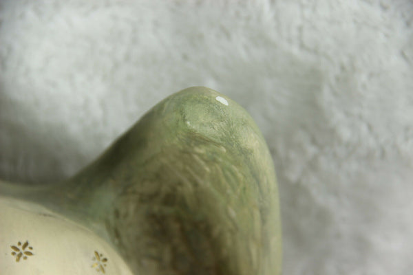 Large religious church altar statue figurine arch angel chalkware polychrome