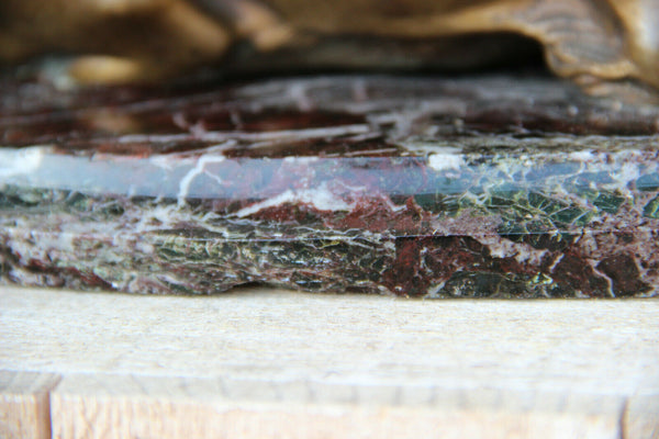 Antique Rare French bronze lion marble base inkwell desk