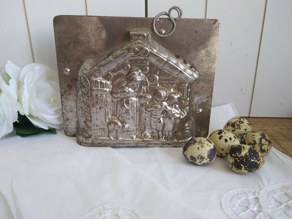 Antique Rare Hansel and Gretel Chocolate mold dutch Tilburg vormenfabriek