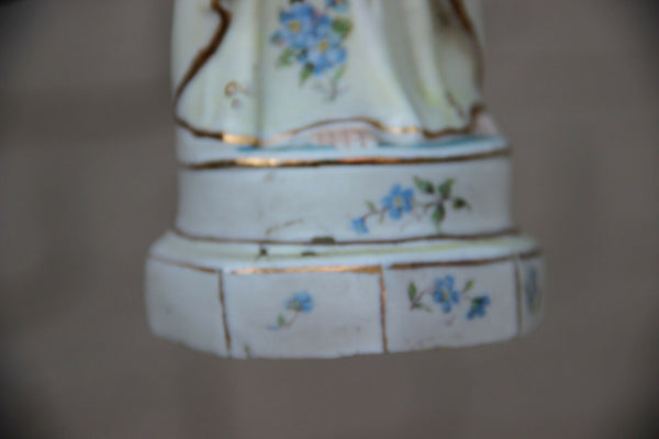 Antique Religious French porcelain Joseph figurine statue