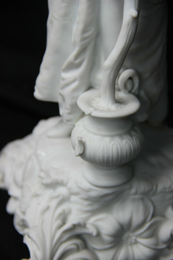 French Bisque porcelain lady figurine statue