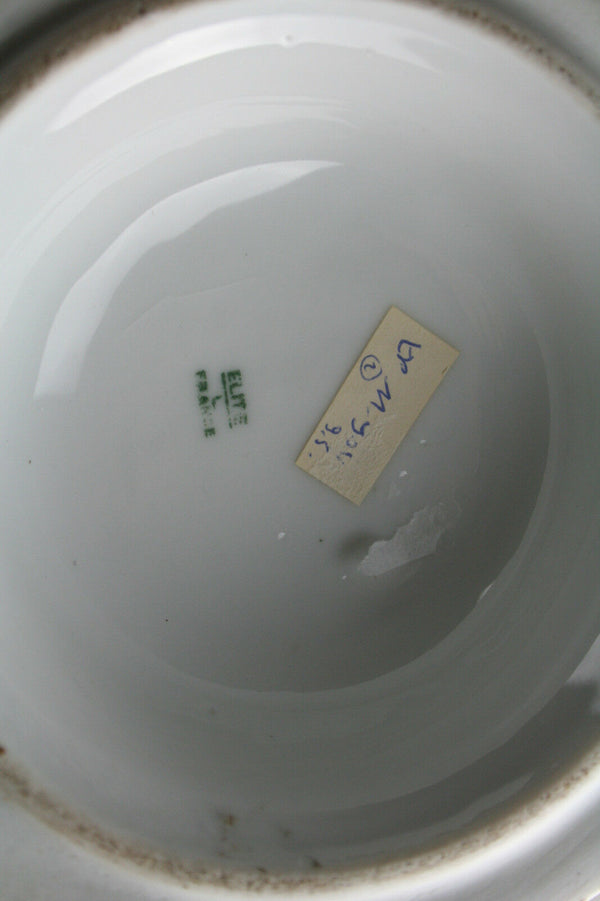 Antique PAIR Elite porcelain Limoges marked Vases Napoleon scenes