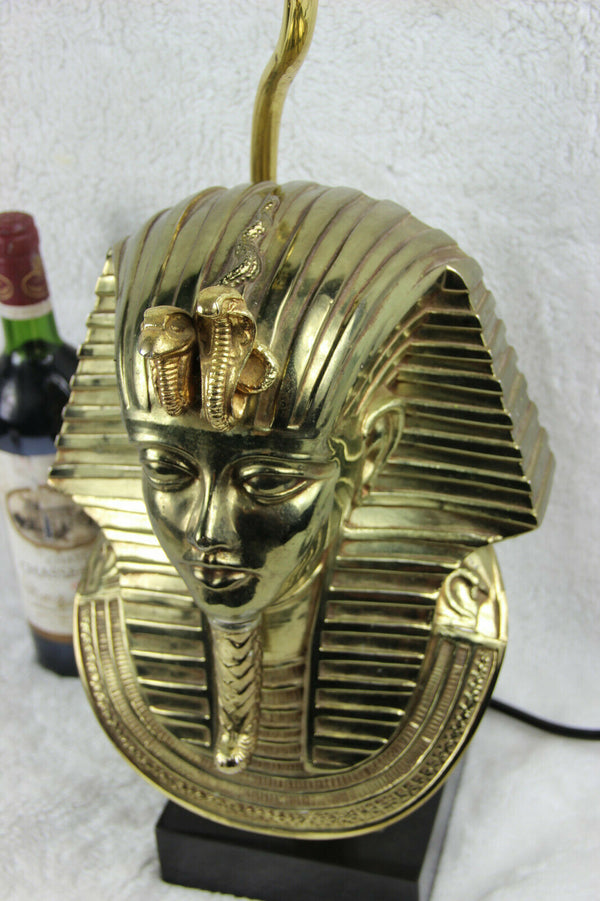 Hollywood Regency Pharaoh Table Lamp by Maison Jansen for Deknudt, 1970s