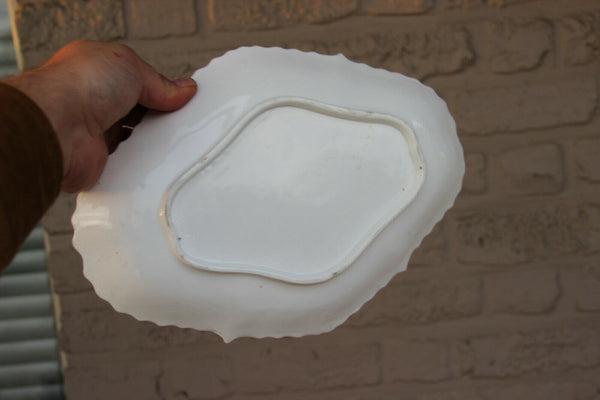 Set 4 Antique French vieux paris porcelain presentation trays plate  table