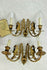 Antique French bronze Gothic Castle Dragon piano Wall lights sconces