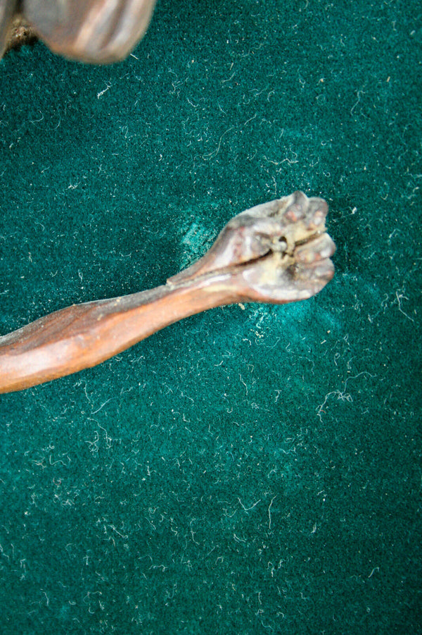 Old 1800 Religious Wood carved altar piece putti cherubs crucifix christ French